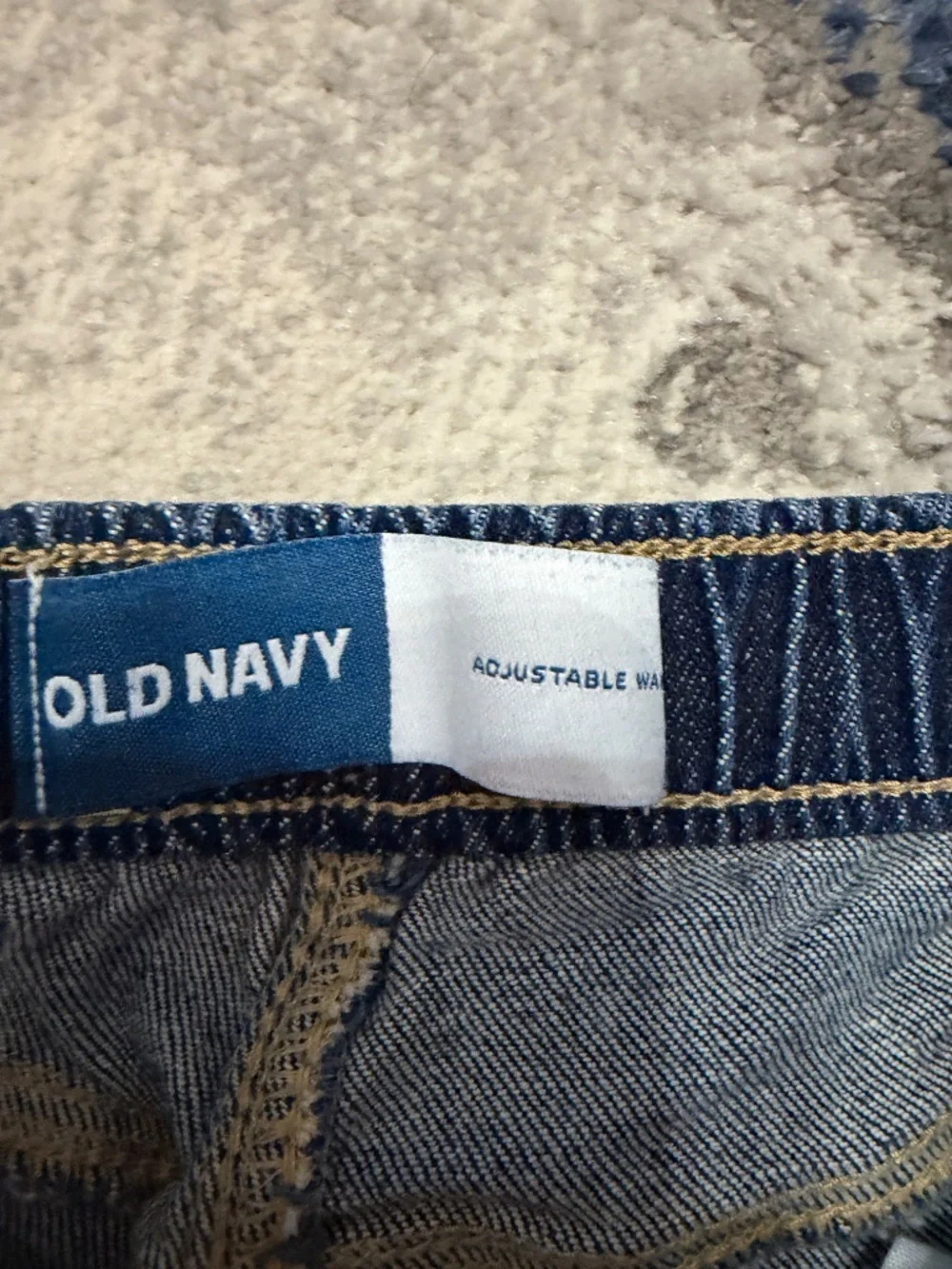 Old Navy Girls 4T Bootcut Jeans Adjustable Waist Dark Wash Denim